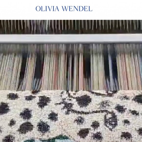 Free People x Olivia Wendel Dog Throw Blanket ๐พ Exclusive Limited Edition NWT - Picture 14 of 16